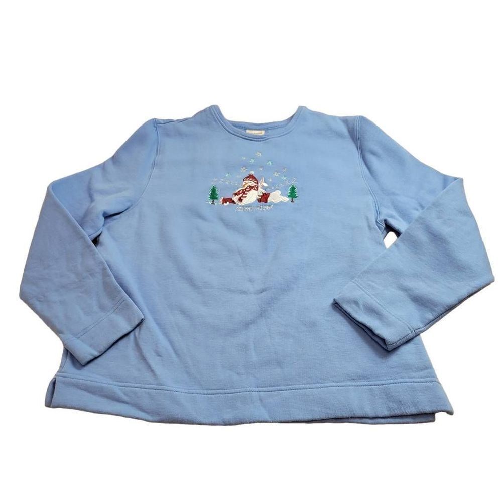 Bechamel Christmas Silent Night sweatshirt L